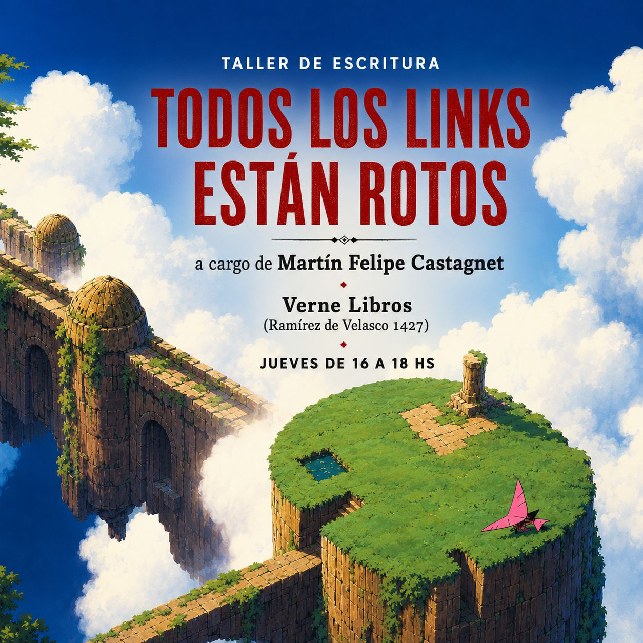 Taller de escritura (presencial) septiembre 2026 en adelante